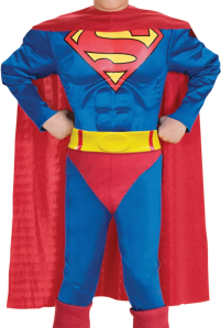 SUPERMAN CLASSIC COSTUME (Lrg)