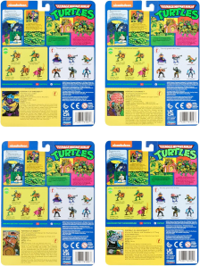 TMNT CLASSIC MINI FIGURES 2-PACK ASST