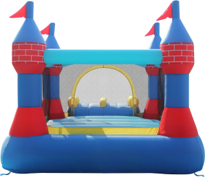 CASTLE BOUNCER WITH DOUBLE SLIDE