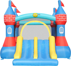 CASTLE BOUNCER WITH DOUBLE SLIDE