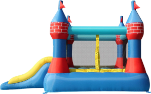 CASTLE BOUNCER WITH DOUBLE SLIDE