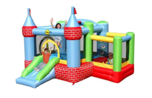 CASTLE BOUNCER WITH FARMYARD BALLPIT