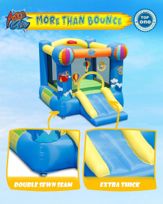 HP HOT AIR BALLOON SLIDE AND HOOP BOUNCER