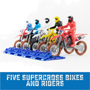 Super Cross Die-Cast 1:24 Motorcycle