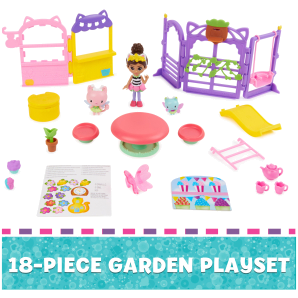 Gabby's DH Kitty Fairy Garden Party Set