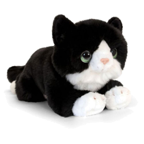 32cm Signature Black Cuddle Kitten