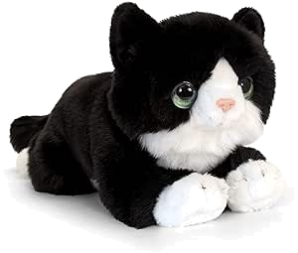 32cm Signature Black Cuddle Kitten