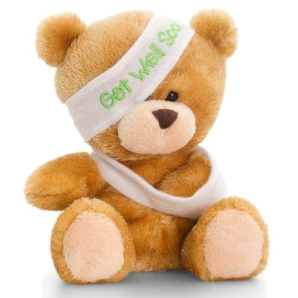 15cm Keeleco Get Well Soon Bear