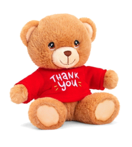 15cm Keeleco Thank You Bear