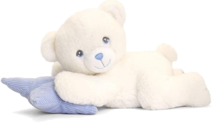 20cm Keeleco Baby Bear on Pillow 2 Asstd