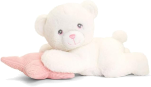 20cm Keeleco Baby Bear on Pillow 2 Asstd