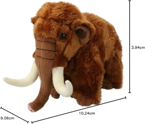 20cm Keeleco Dinosaur Woolly Mammoth