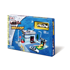 FM Build N Play Play Set - Police Station, incl. 1 car