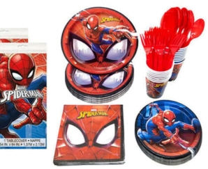 10 person Spiderman party set