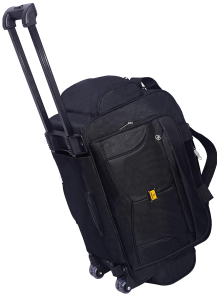 Ferrari school trolley bag black