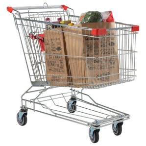 50cm metal trolley shopping cart