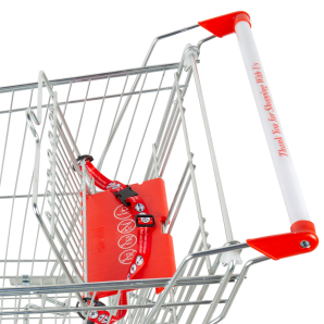 50cm metal trolley shopping cart