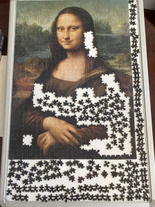 1000pcs monaliza puzzle