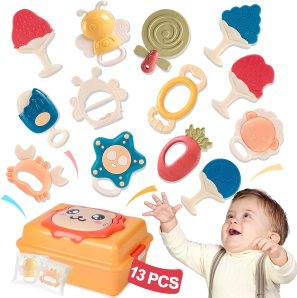 10pcs baby rattle box