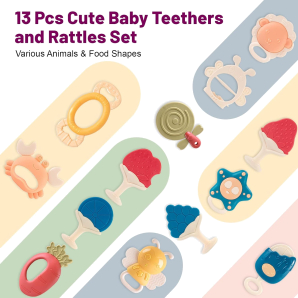 10pcs baby rattle box