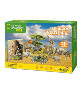 3d wild african wildlife puzzle