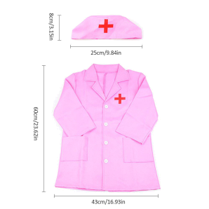 Nurse costume pink small