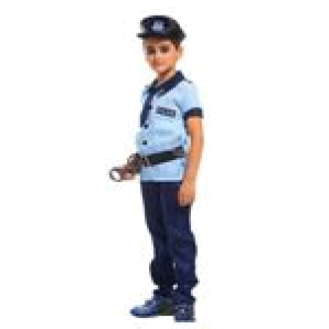 Traffic police costume medium