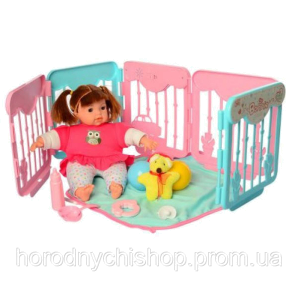 14 INCH NONNIE DOLL WITH FENCE