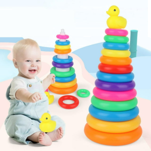 9 layer ring toy duck