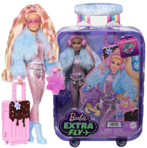 Barbie extra fly themed doll - snow HP