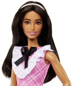 Barbie fashionistas with pink plaid dress