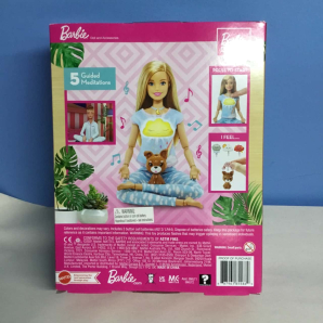 Barbie breathe with me playset doll