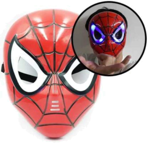 Spider-man mask with light