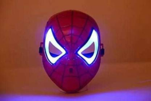 Spider-man mask with light