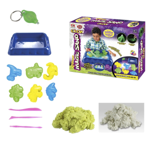 Glow magic sand