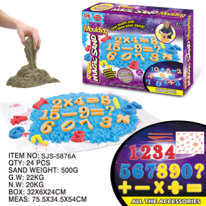 Numbers magic sand