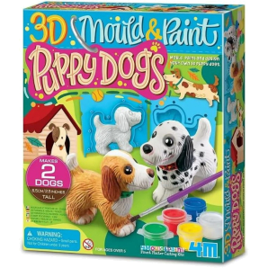 4M - MOULD and PAINT - 3D PUPPY DOGS