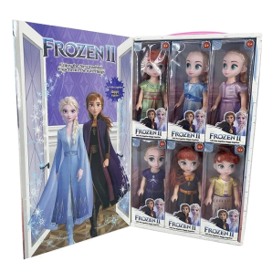 6pcs frozen doll