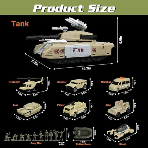 Military tank storage vehicle