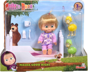 Masha goes to sleep playset