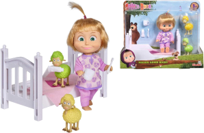 Masha goes to sleep playset