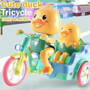 Electric funny duck tricycle