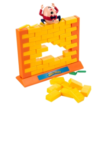 Family fun brick wall game