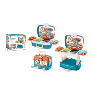 3 in 1 children kitchen suitcase