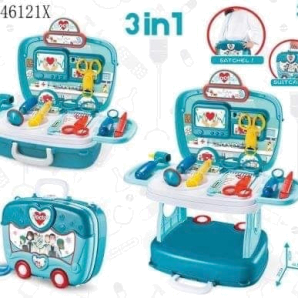 3 in 1 children doctor suitcase