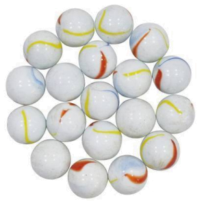 25pcs Glass marble