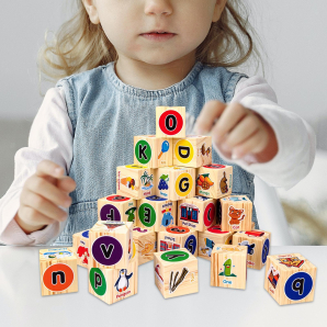 Sponge alphabet block puzzle