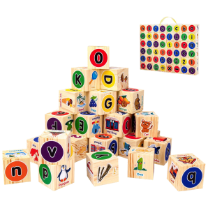 Sponge alphabet block puzzle