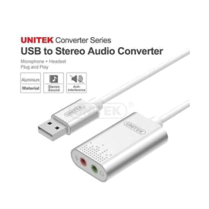 Unitek Usb 2.0 External Sound Card Adapter For Stereo Audio