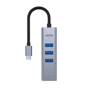 Unitek Uhub Q4+ 4-In-1 Usb-C Ethernet Hub